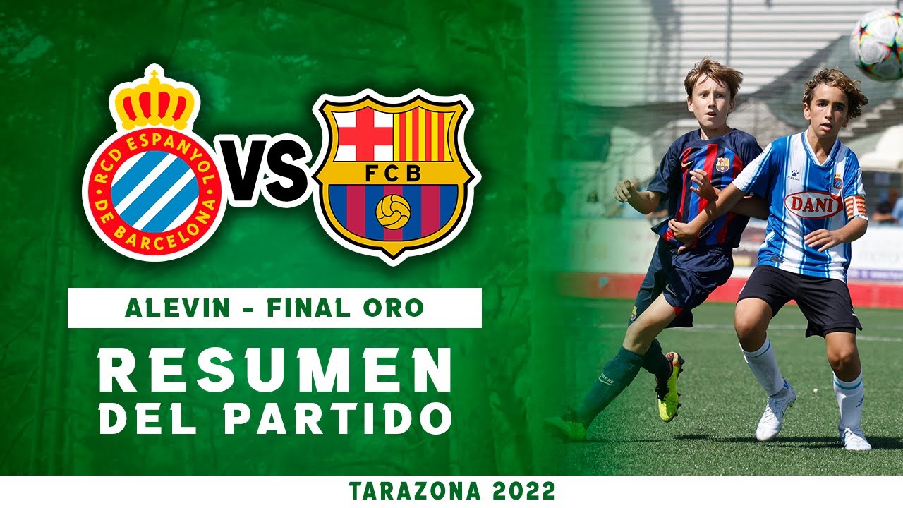 RESTV / R.C.D. Espanyol 2 - F.C. Barcelona 1 / ALEVÍN / FINAL ORO