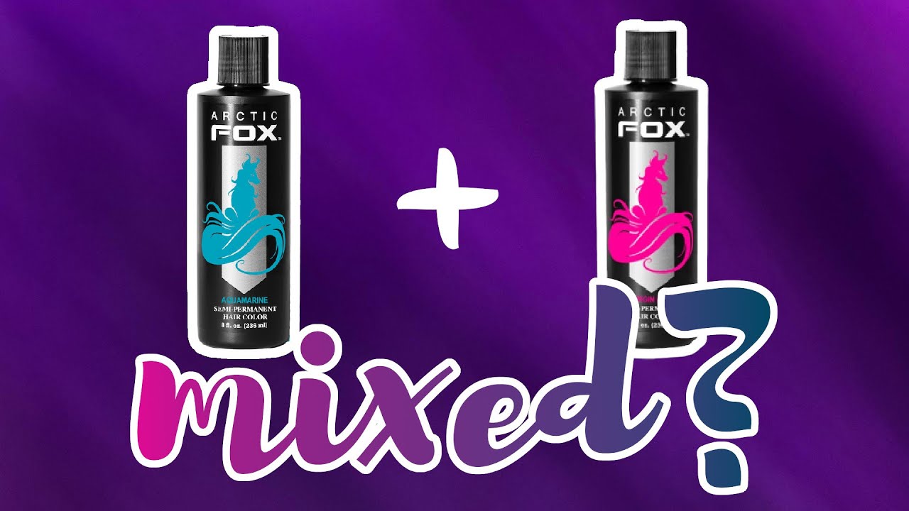Arctic Fox AQUAMARINE and VIRGIN PINK | Let's Mix