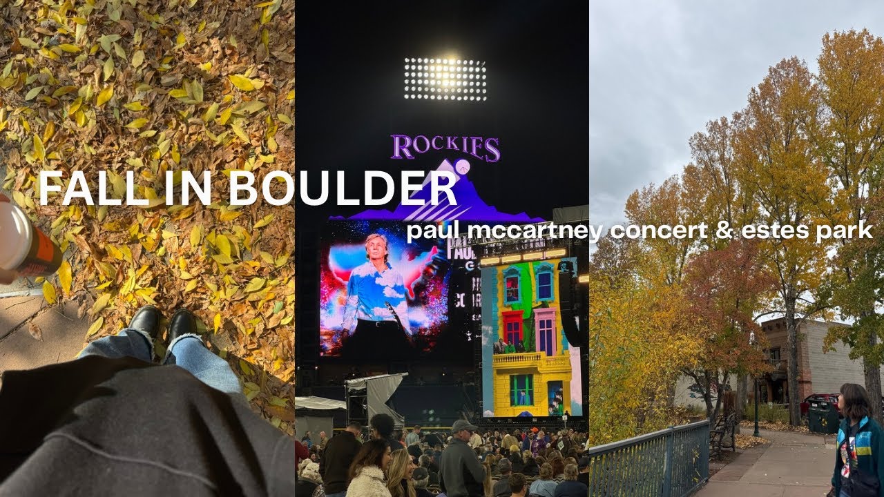 paul mccartney concert + fall @ cu boulder