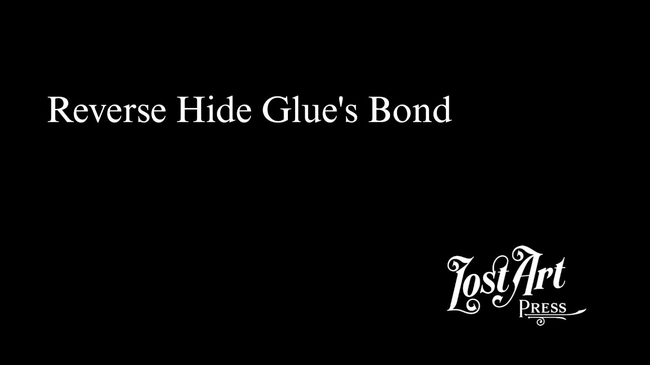 Reverse Hide Glue's Bond
