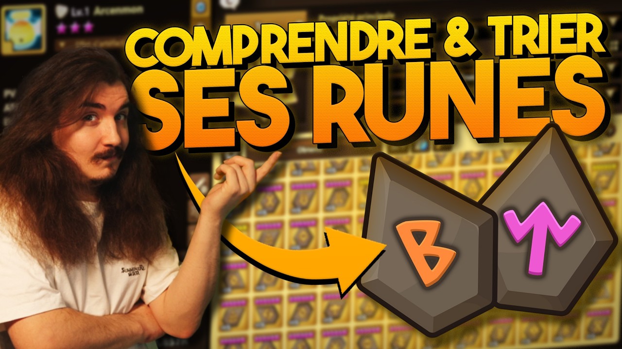 Comment COMPRENDRE & TRIER ses runes de A à Z sur Summoners War ! Guide tout niveaux