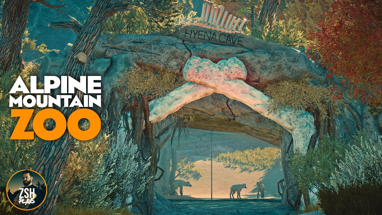 Building a Prehistoric Hyena Cave in Planet Zoo! | Alpine Mountain Zoo