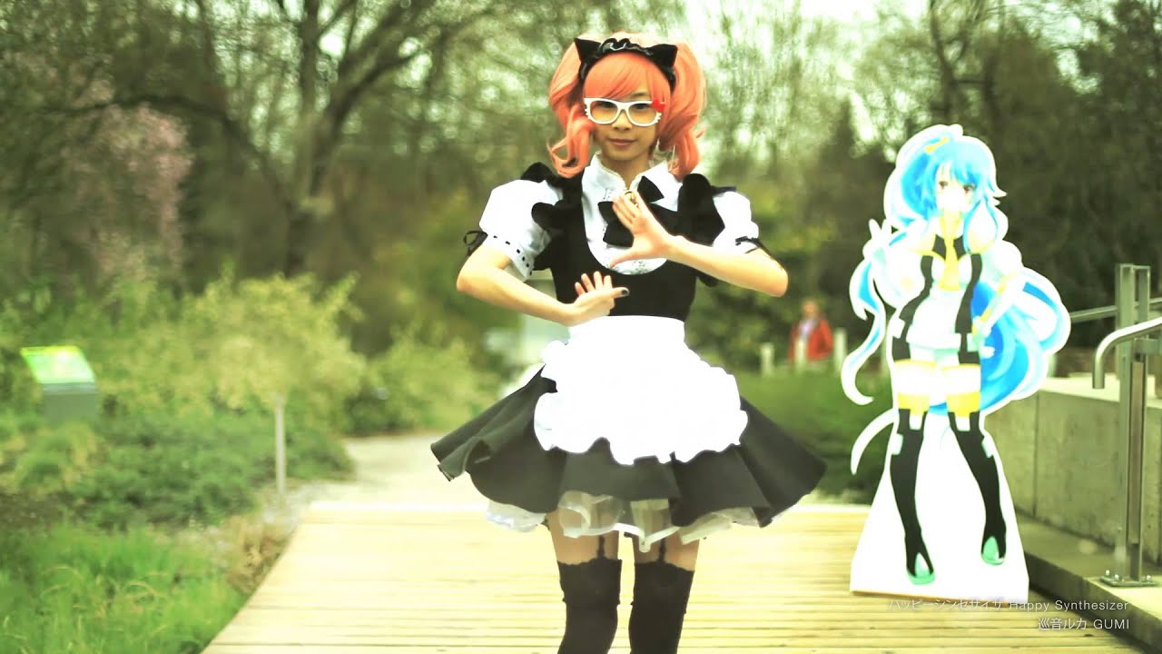 [ANIREVO 2013 - ときめきメイドカフェ Toki Meki Maid Cafe] Dance Cover - Happy Synthesizer