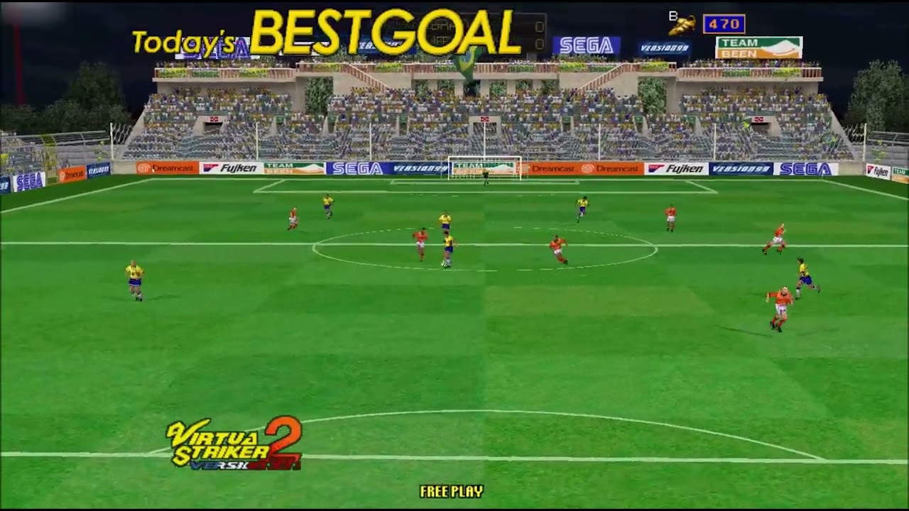 Virtua Striker 2 ver.'99 TODAY'S BEST GOAL 470 Pts
