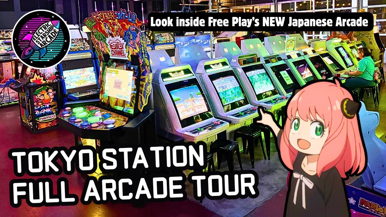 Tokyo Station Arcade Tour - Free Play Arlington Just Leveled Up