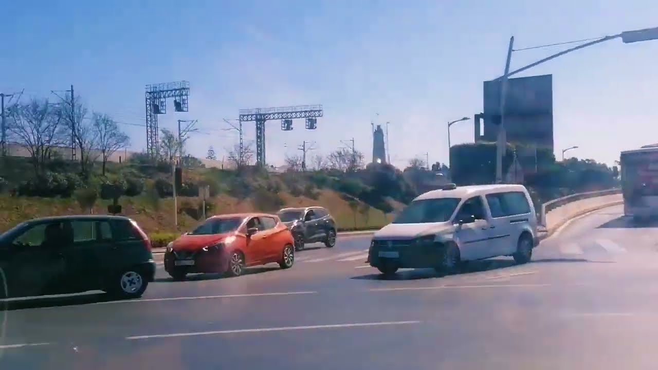 #جولة_ بالسيارة من مدينة القنيطرة إلى مدينة سلا عبر الطريق الوطنية