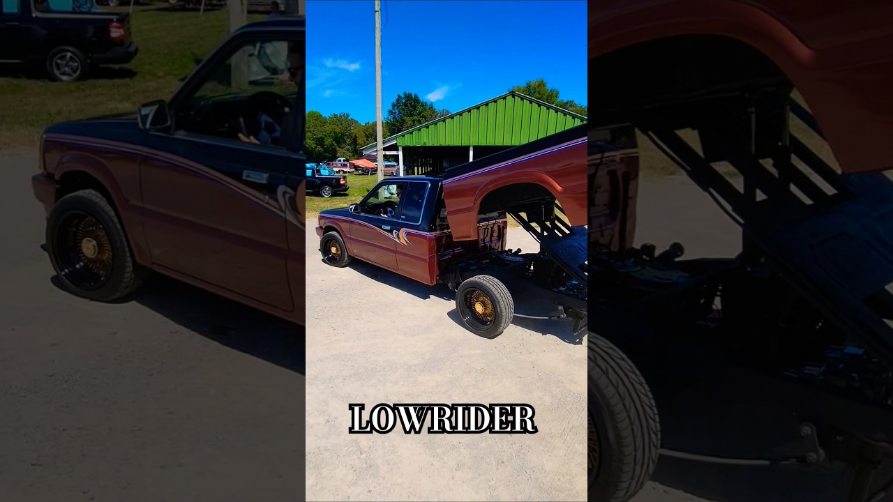 Mazda B2000 Custom Lowrider Mini Truck 🛻 Mother Truckin' Show 2024 #pickup #carshow #lowrider