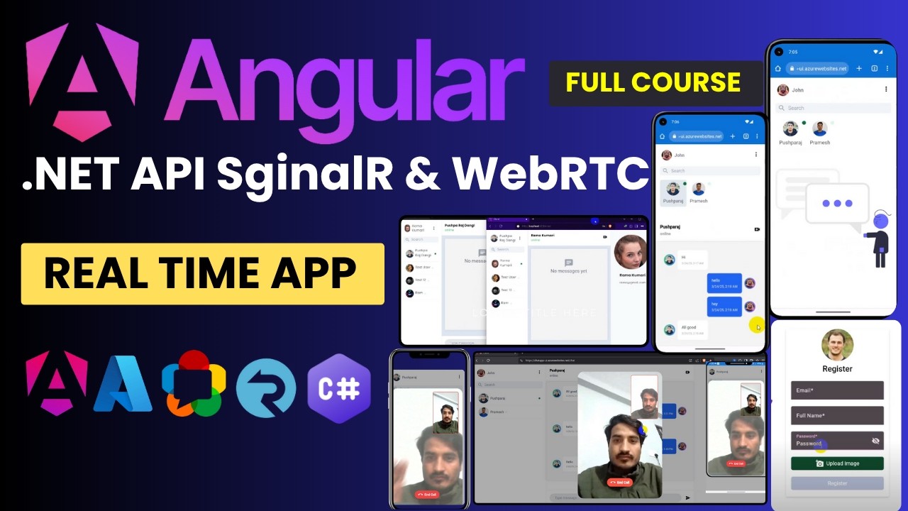 Build & Deploy Full Stack Chat App: Angular 19, ASP.NET Core 9, WebRTC & Azure DevOps