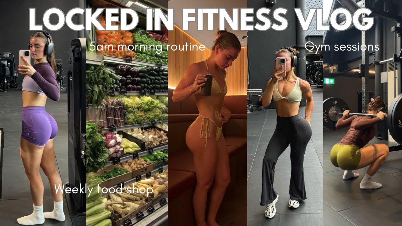 LOCKED IN FITNESS VLOG | productive morning routine, gym sessions, weekly reset & contrast therapy 