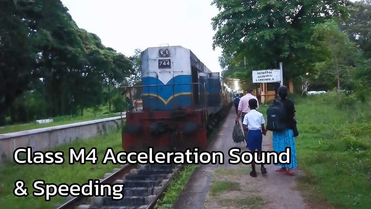 Class M4 ALCO Diesel Locomotive Acceleration Sound & Speeding