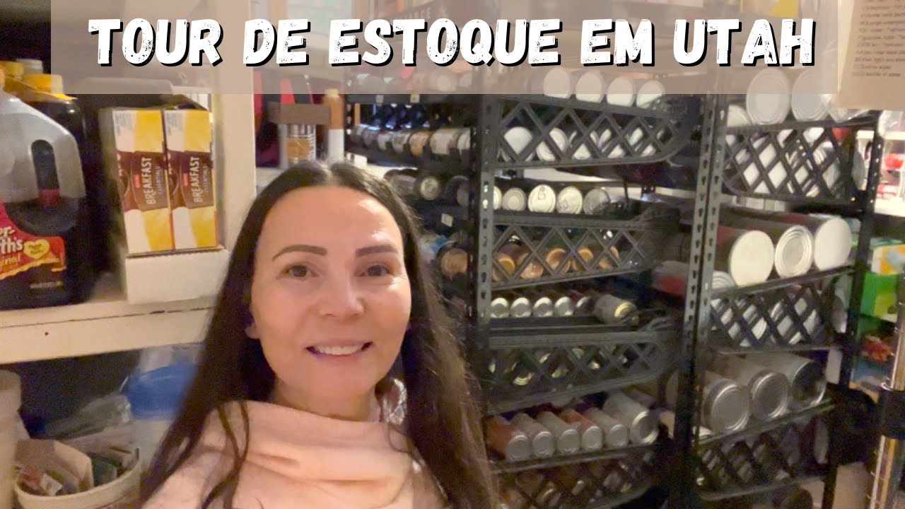 TOUR DO ESTOQUE//mostrei a sala de estoque de minha cunhada em Utah