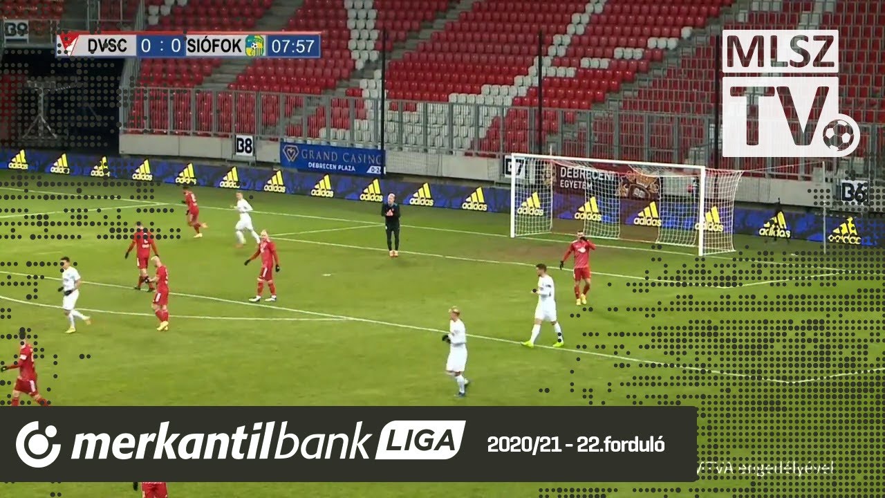 DVSC - BFC Siófok | 2-1 (0-1) | Merkantil Bank Liga NB II. | 22. forduló