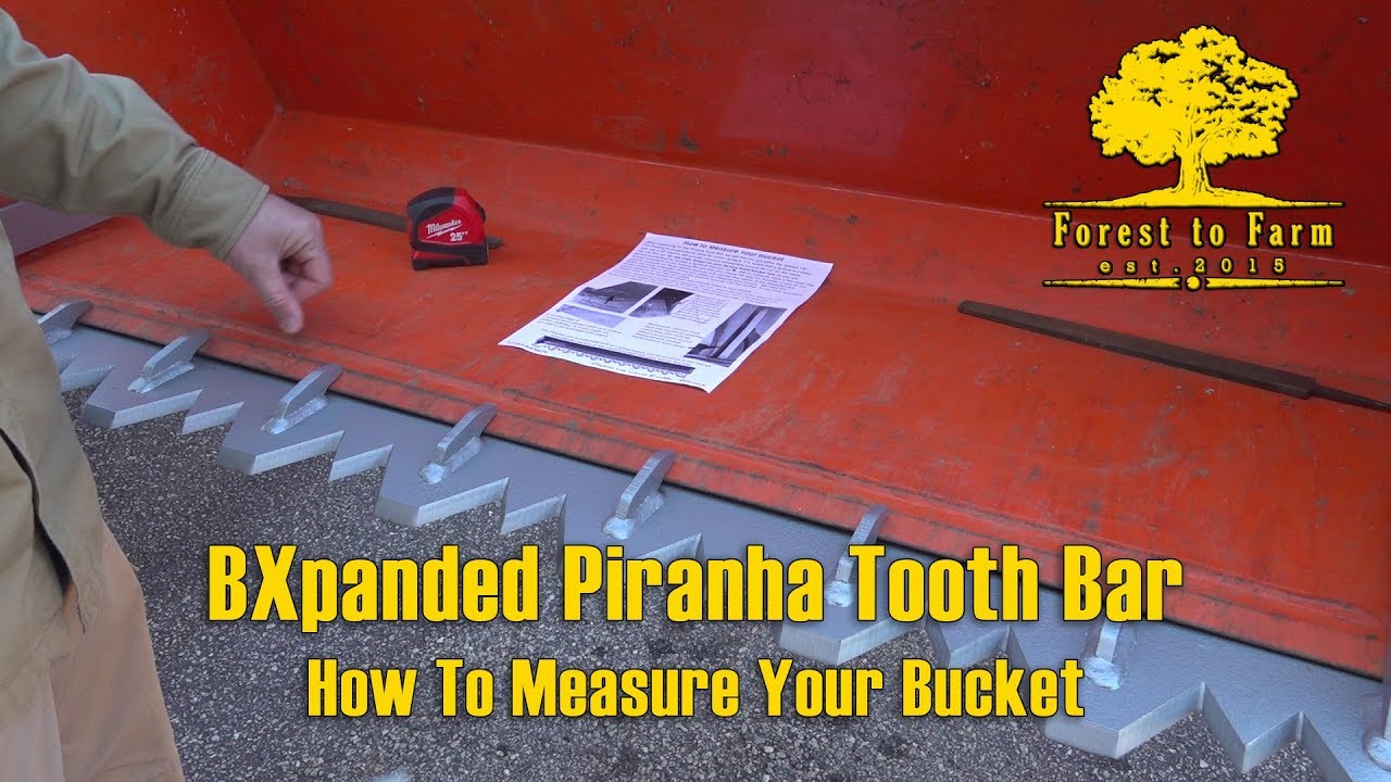 Measuring For The Piranha Tooth Bar