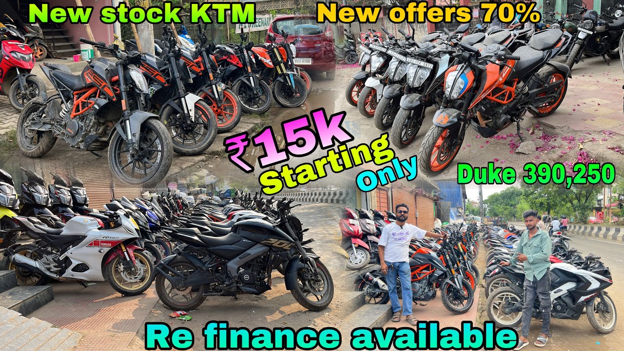 বাম্পাৰ Offers 70%  KTM duke 390,250 Full new stock bike || Starting price ₹15k only || raju G37 