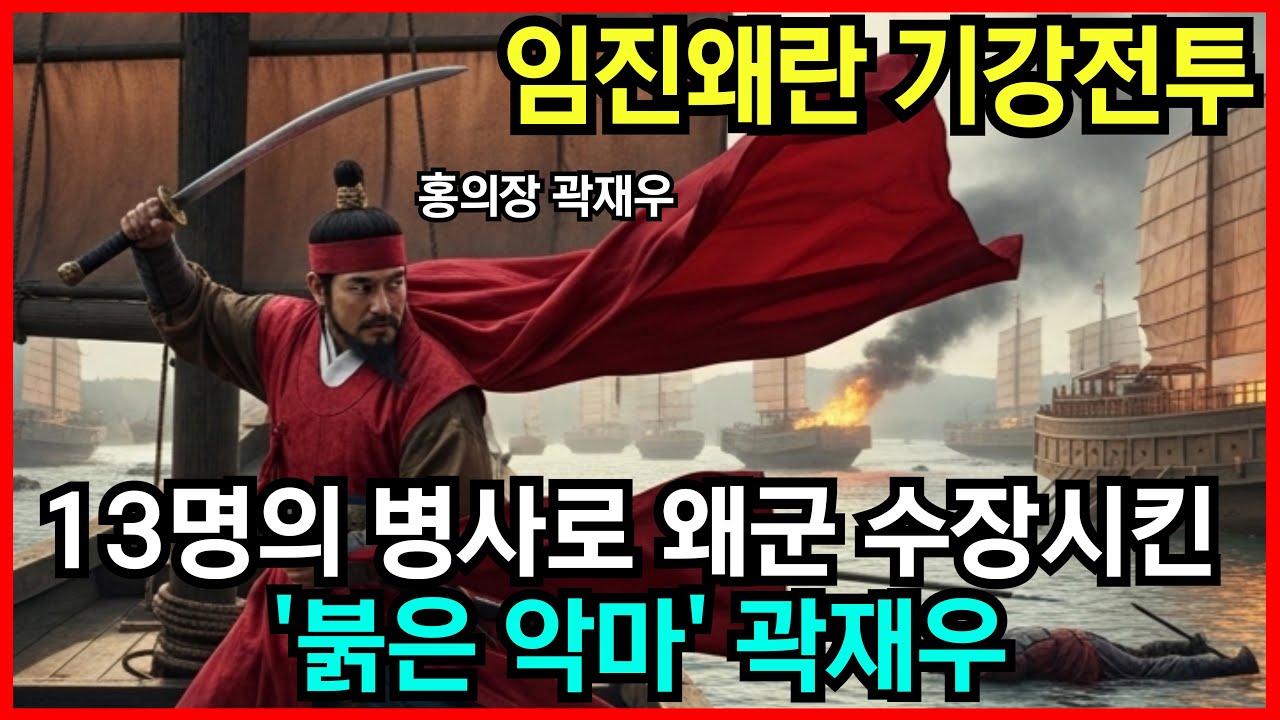 [전쟁사] 13명으로 왜군 수백 명을 수장시킨 전설의 '수중 말뚝' 작전 (곽재우 기강전투) l 조선시대전쟁 l 임진왜란 l 곽재우 l