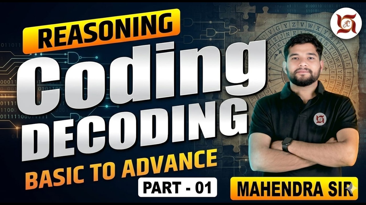 CODING DECODING SHORT TRICKS || REASONING FOR SSC GD, CGL, MTS, GROUP D, STATE EXAMS || CLASS 01
