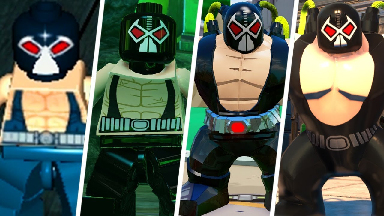 Bane Evolution in LEGO Videogames (DLC Included)