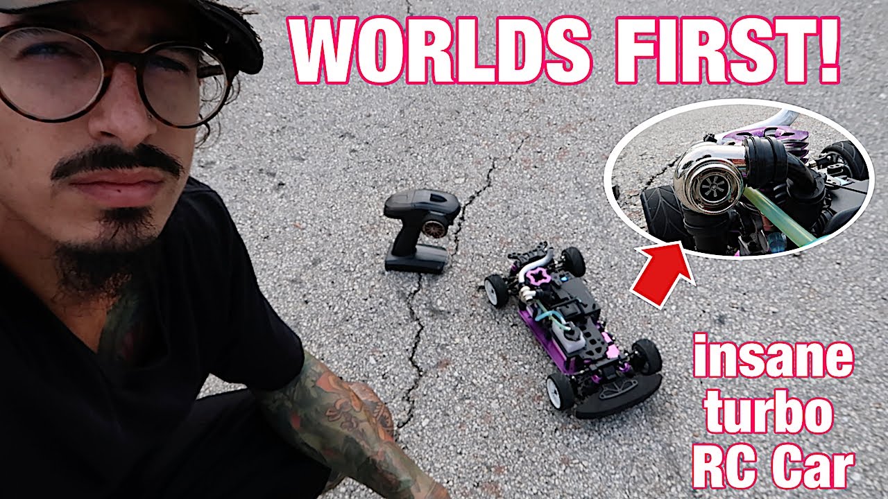 WORLDS FIRST! Running Driving TURBO RC Car