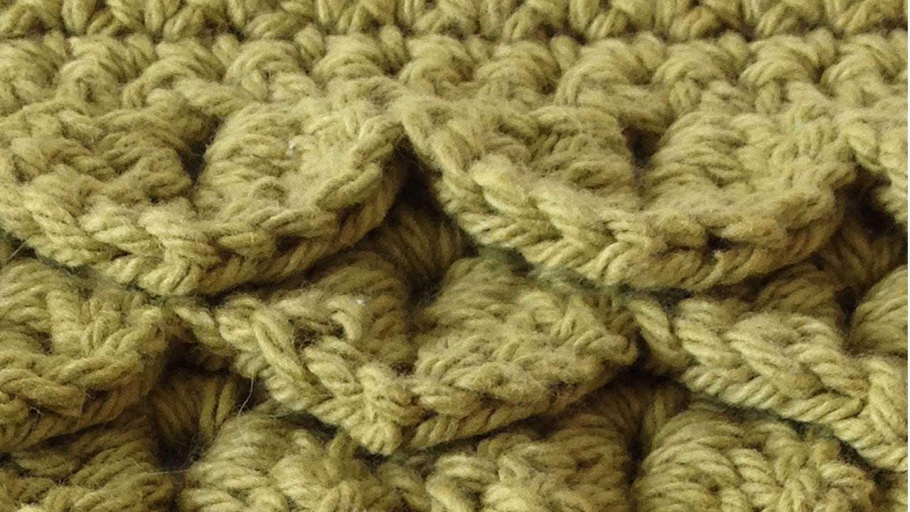Crocodile Stitch Free Crochet Pattern - Right Handed