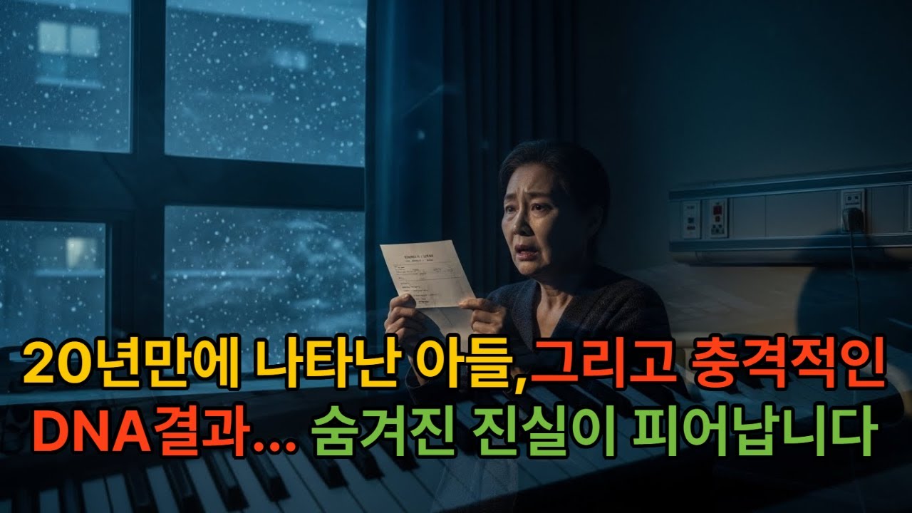 20년전 잃버버린 아들과의 운명적 만남/유명 피아니스트의 아들을 살린 건 평생 자신을 기다린 어머니였습니다