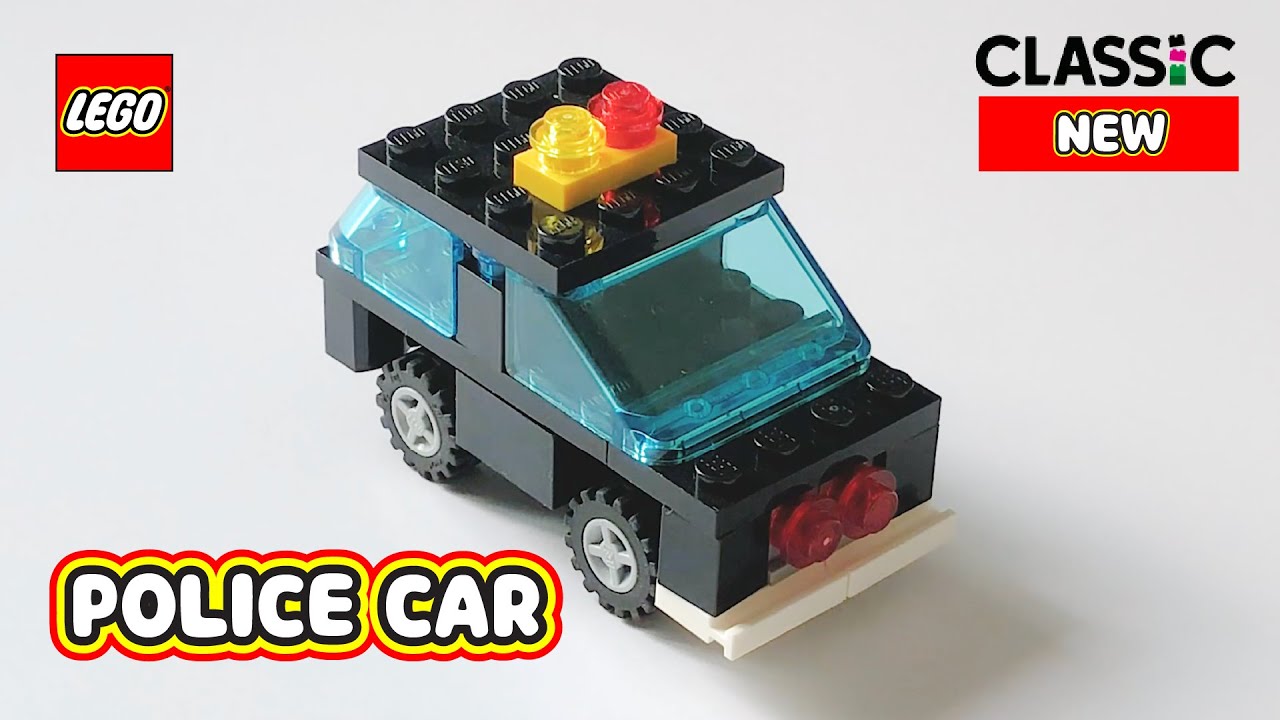 LEGO Police Car Building Instructions &mdash; LEGO Classic Creative DIY