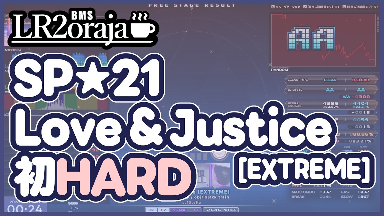 【BMS】★21 Love & Justice／初HARD
