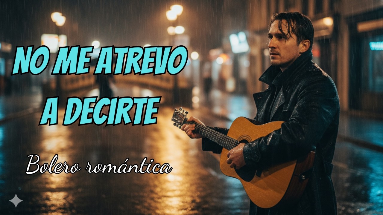 No Me Atrevo a Decirte (Bolero Romántico) | Te Amaré Sin Voz | Canción Original