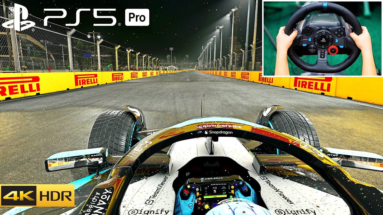 F1 25 PS5 Pro Ultimate Ray Tracing 4K HDR Gameplay | Logitech G29 Steering wheel
