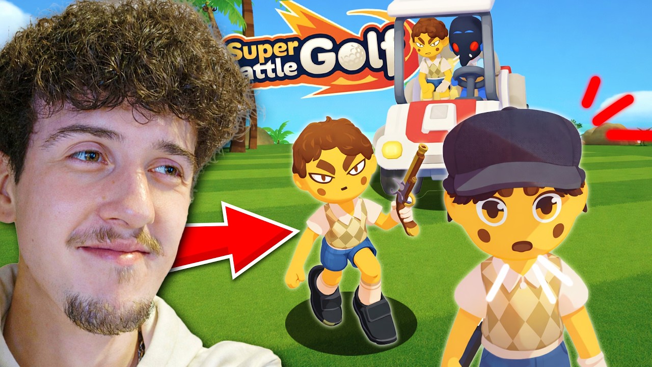 Le jeu de golf le PLUS CHAOTIQUE qui EXISTE ! (Super Battle Golf)