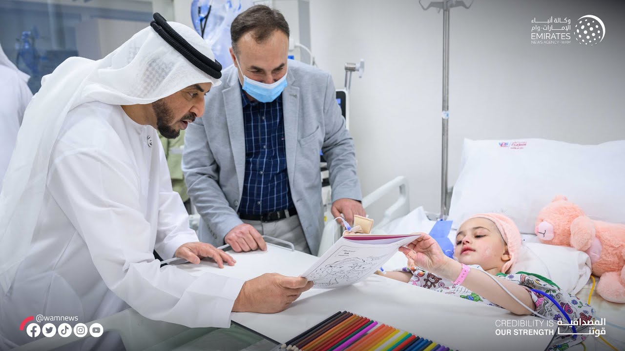 حمدان بن زايد يزور عدداً من مصابي زلزال سوريا ويطمئن على أوضاعهم الصحية