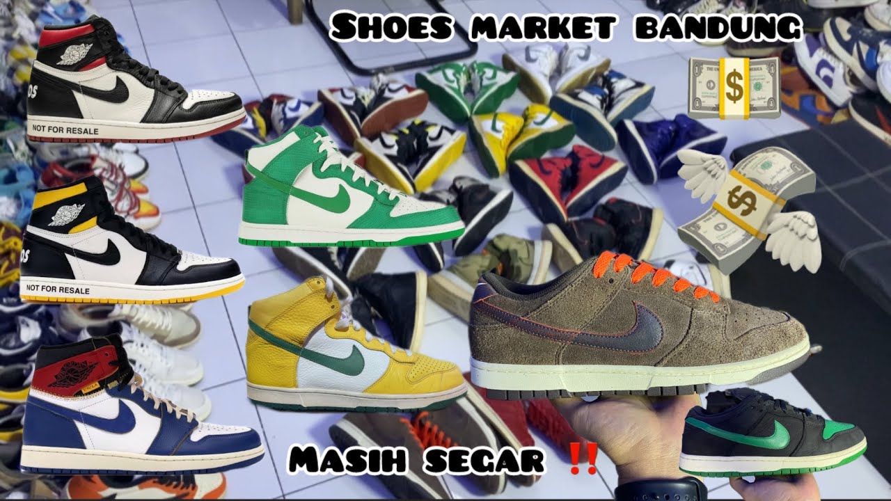 Thrifting shoes bandung ( barang sellec pilihan ) air jordan 1 , nike sb dunk #sneakers
