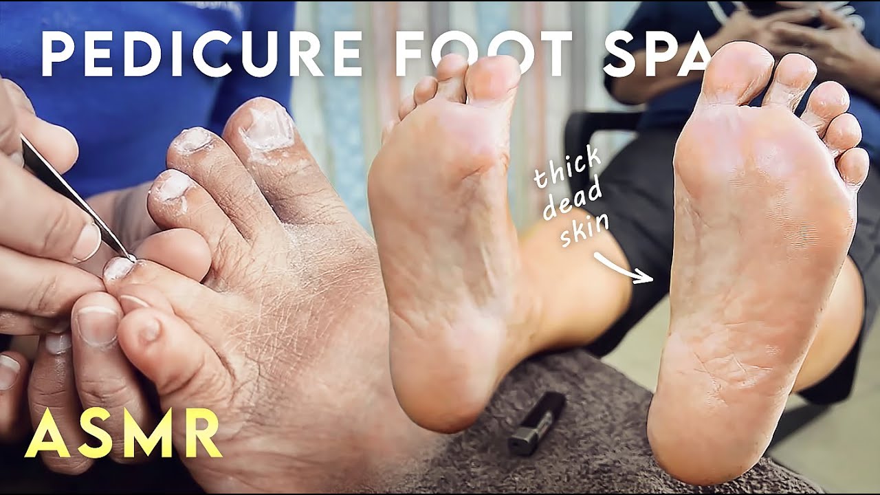 ASMR Pedicure | Pampering Your Feet with Dead Skin Removal and Gentle Massage