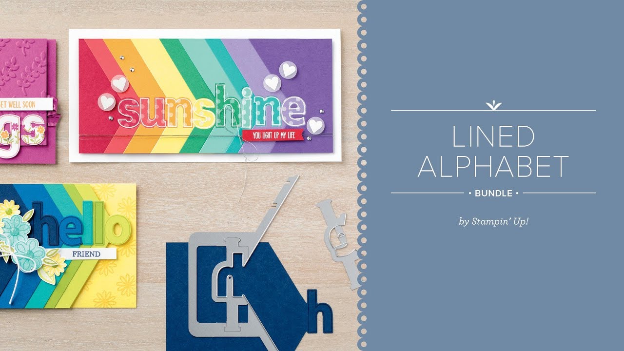 Layering Alphabet Edgelits Dies  by Stampin' Up!