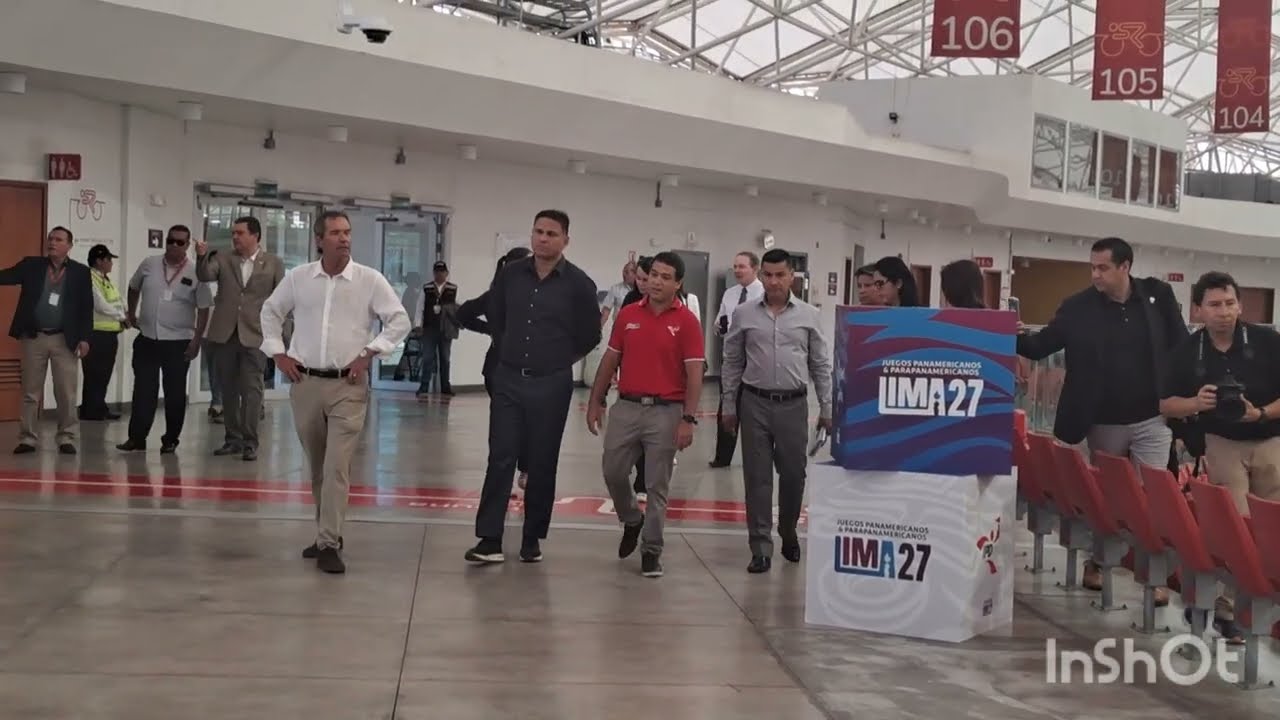Pdte Panam Sports y Pdte C&oacute;mite Organizador Lima 2027 visitaron sede deportiva de Videna