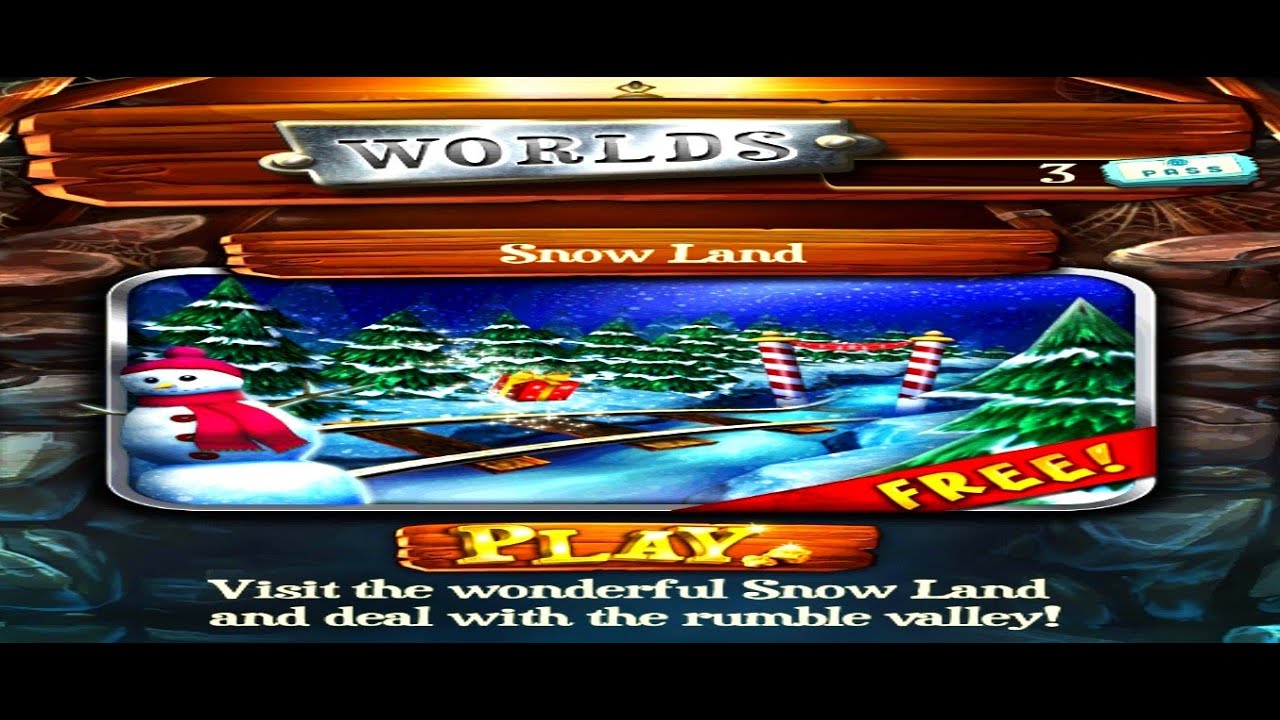 Rail Rush Game #20 | Rail Rush Gameplay | (Snow Land) |