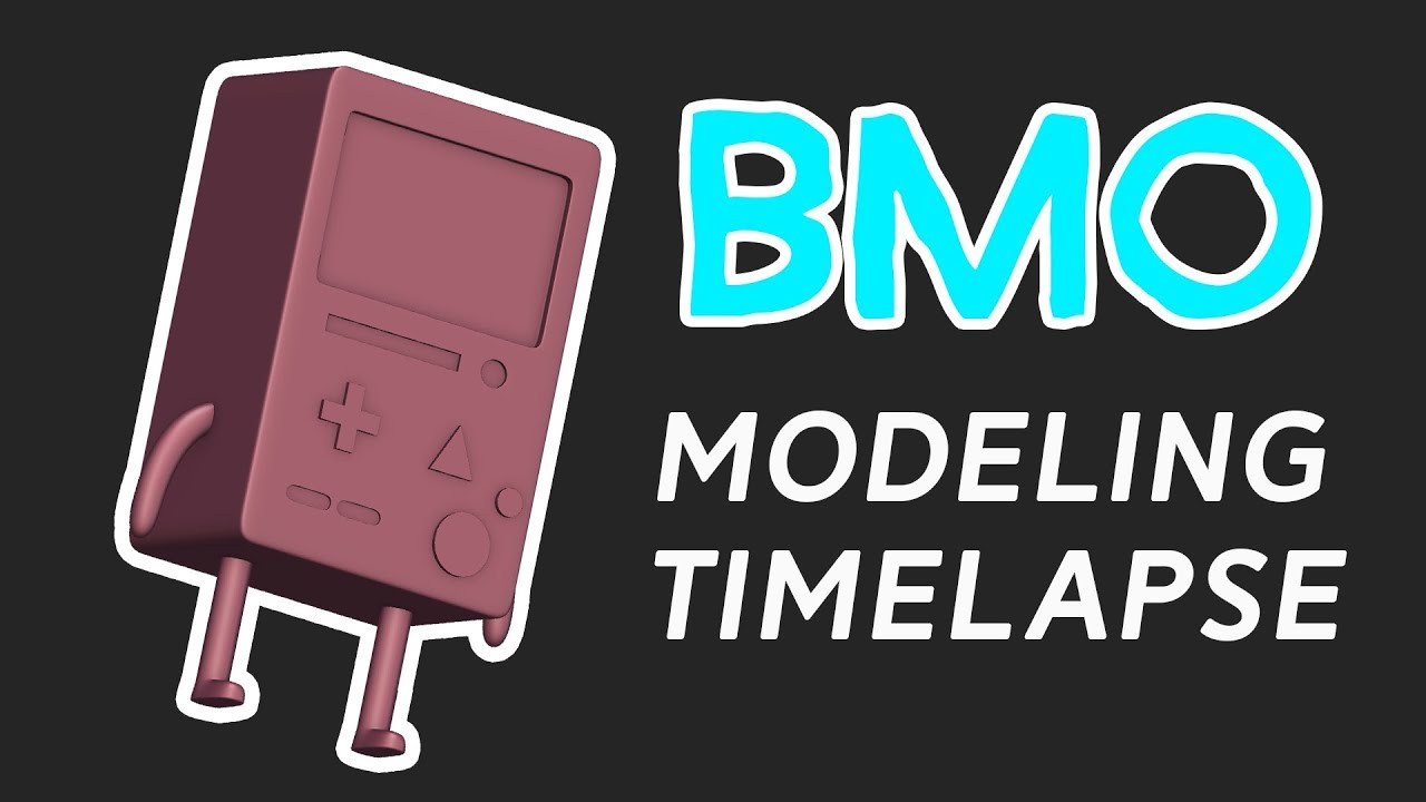 Adventure Time (BMO) - Modeling Timelapse