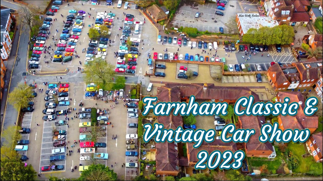 Farnham Classic & Vintage Car Show 4K Drone Footage