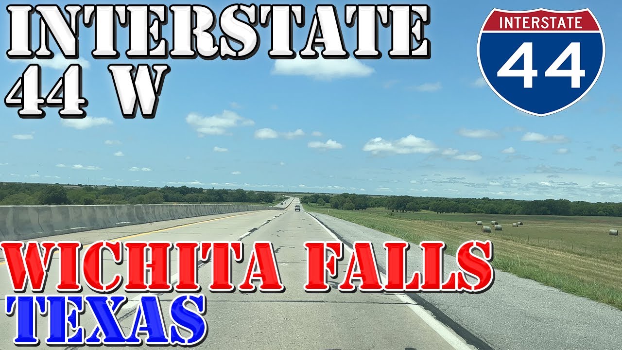I-44 West - Lawton OK to Wichita Falls TX - 4K Highway Drive