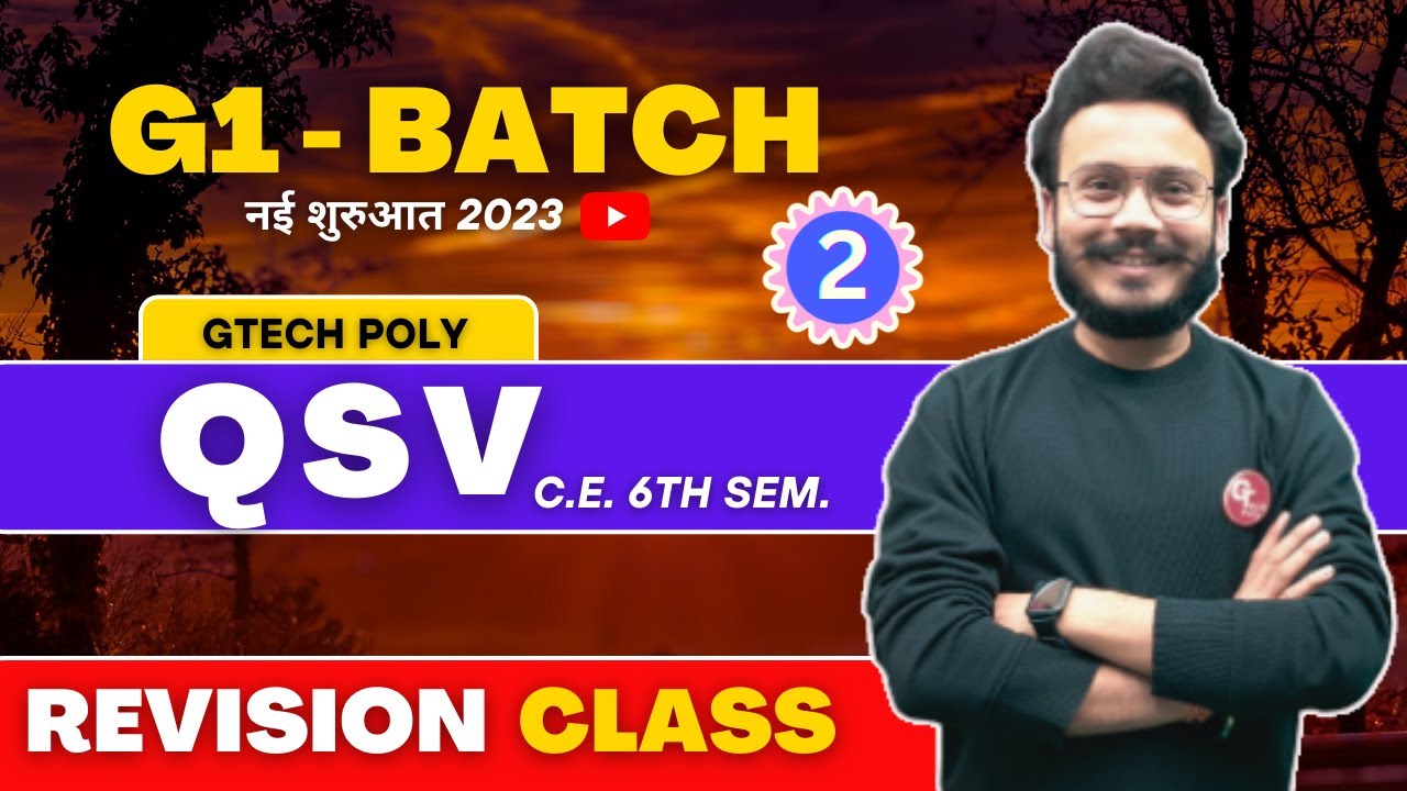 Quantity Surveying & valuation | measurement | G1 Batch | Real Marathon | Civil Engg by Gaurav Sir.
