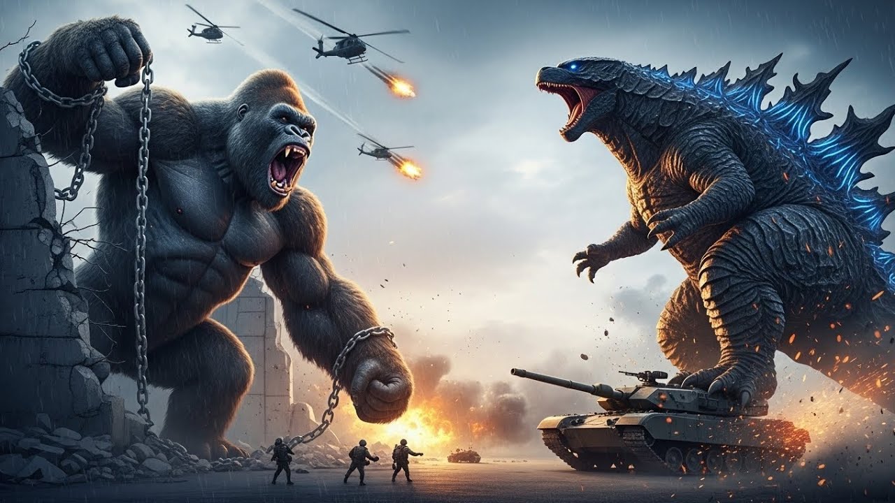 &ldquo;Military Helicopters vs Giant Monsters | Realistic Battle Caught on Camera 