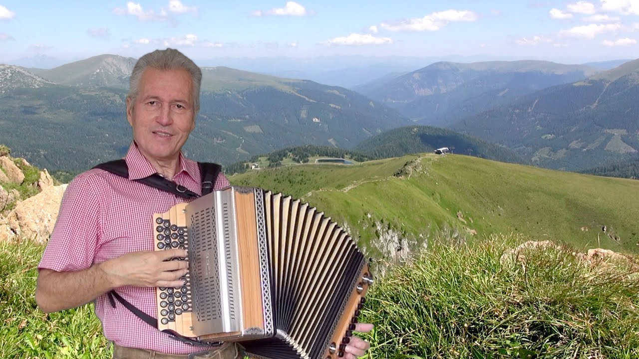 MEIN 300. VIDEO !!! Trompetenecho auf der Steirischen mit Gesang von Gottfried Kletzmair (G-C-F-B)