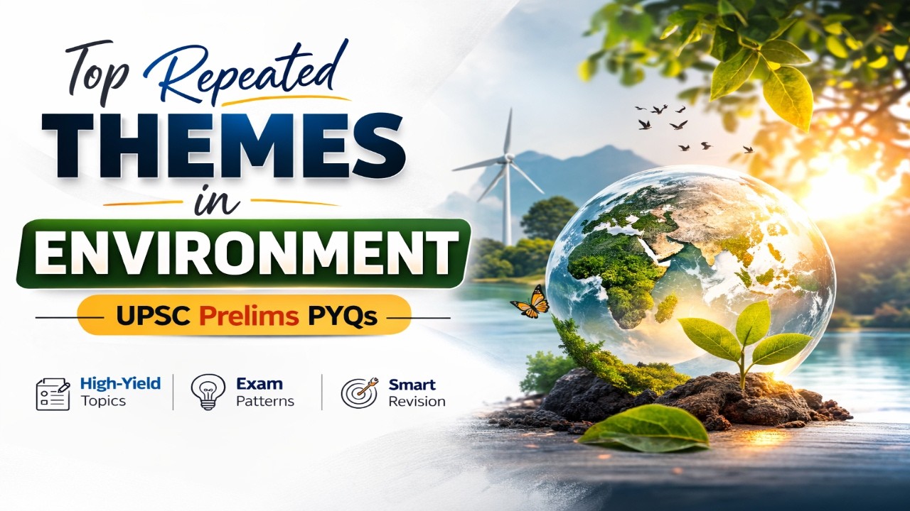 Top Repeated Themes | UPSC Environment Prelims PYQ