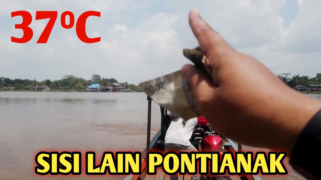 KONDISI JALAN DAN PENYEBRANGAN WARGA LOKAL KUBU RAYA PONTIANAK