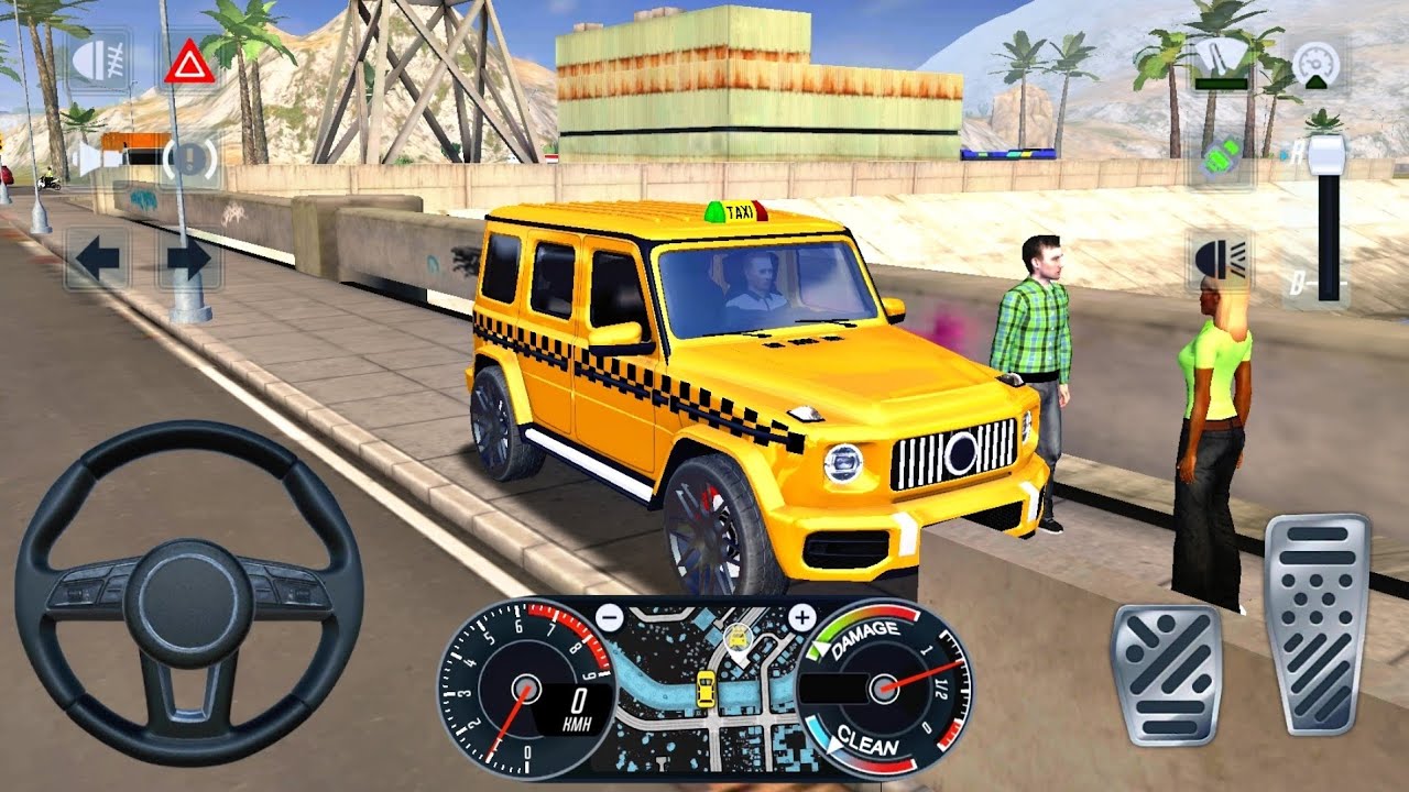Gangster SUV Mercedes AMG G63 Taxi Drive - Taxi Car Simulator : EVO - Android Gameplay