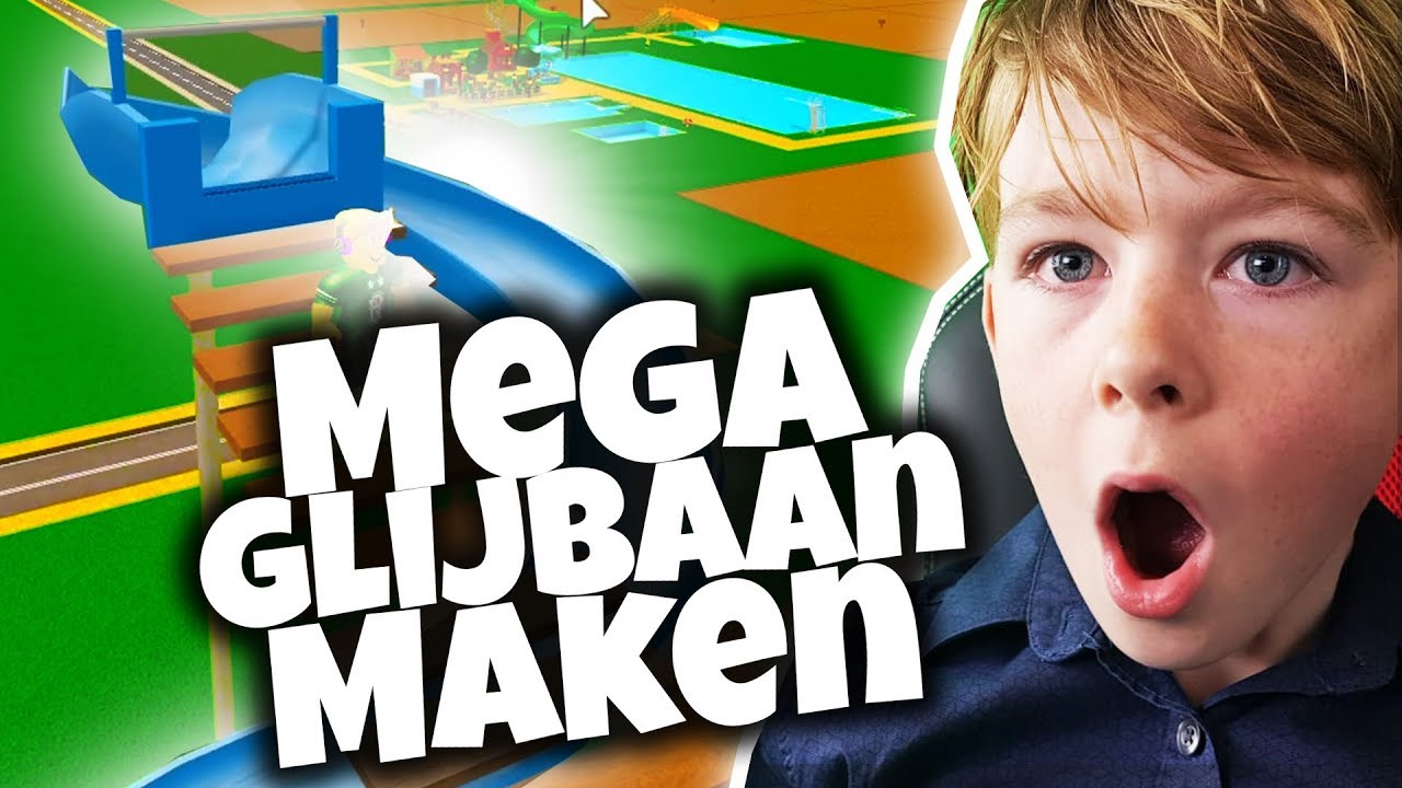MEGA WATERGLIJBAAN BOUWEN !! 💦 | Jesse de Bakker