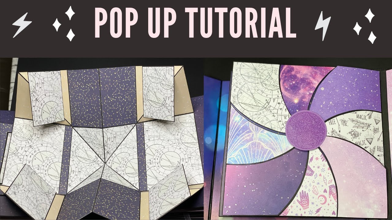 Scrapbook Pop Up Page World Map | Tutorial | Popup Ideas | Photo Album Seite Weltkarte