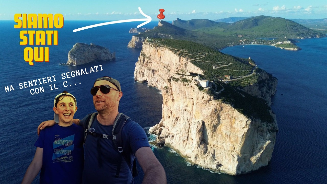 Capo Caccia: 300mt di scogliera a picco sul mere e sentieri segnalati....male!!