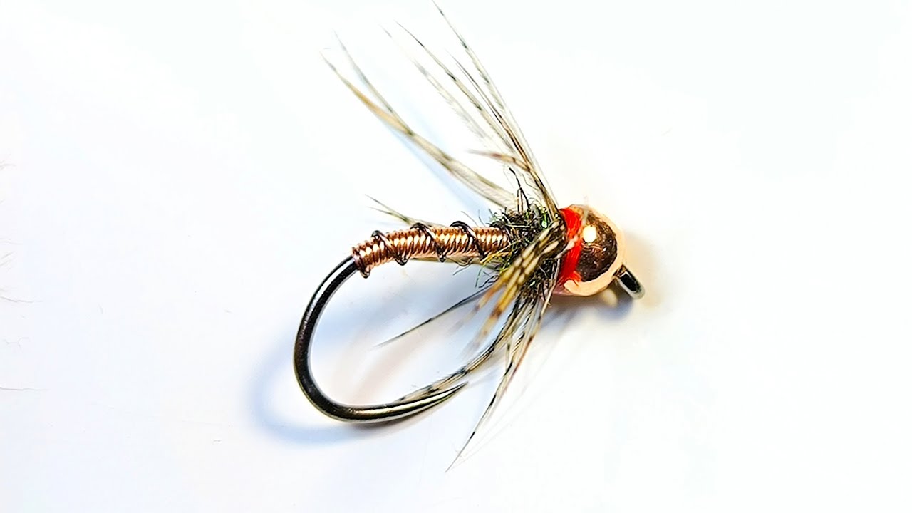 Brassie Variant Tungsten Nymph. #flytying #flyfishing #nymphs #brassie #troutfishing #troutflies 