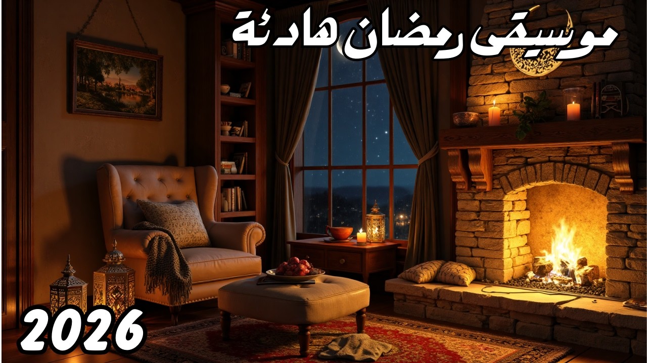 أسطورة الموسيقى الرمضانية الهادئة 2026 ✨ بدون غناء للاسترخاء والتركيز والنوم العميق🌙