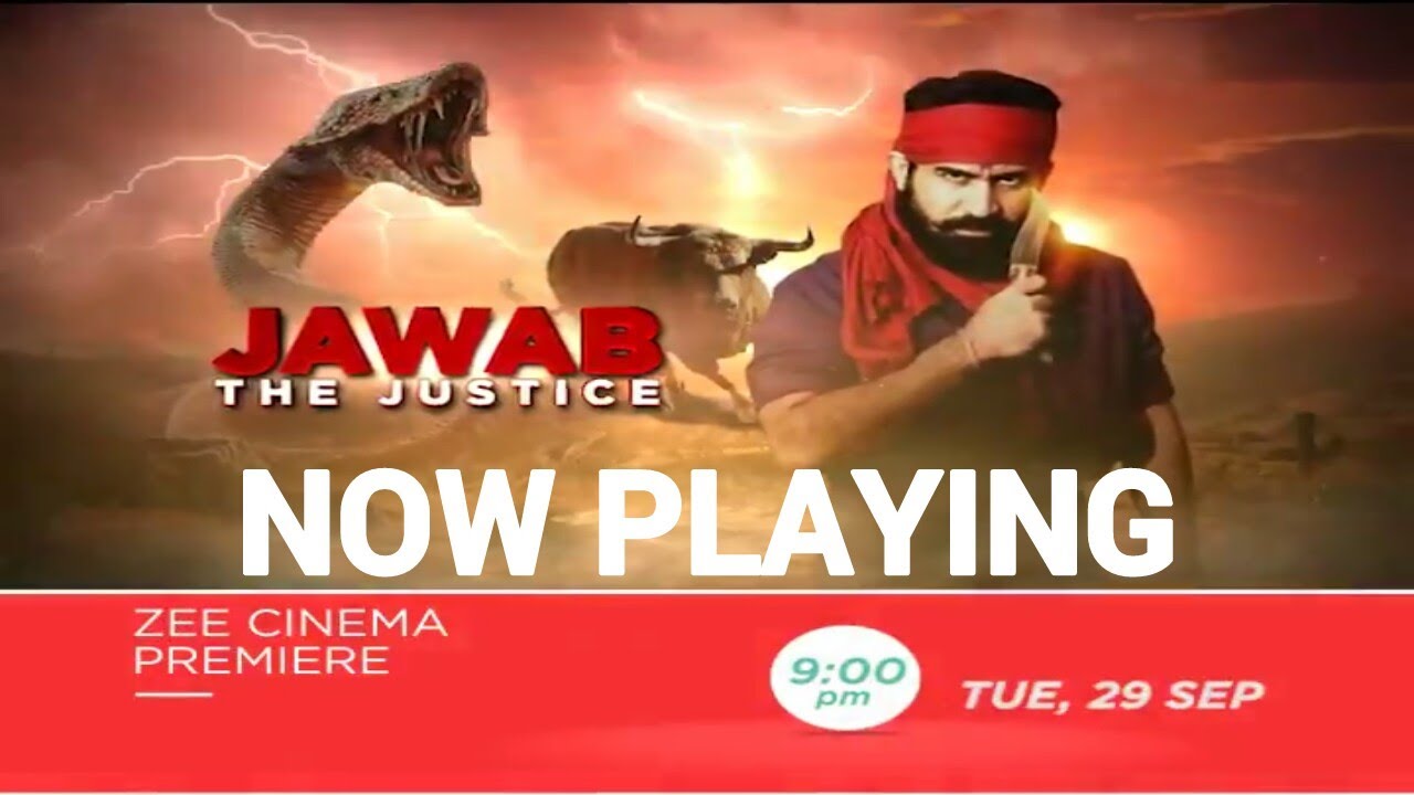 Jawab The Justice World TV Premiere | TV Par Pehli Baar | Zee Cinema | Now Playing | Vijay